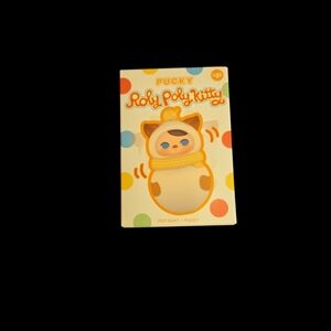Pucky Roly Poly Kitty Action Figure - Yellow and Brown